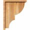 Ekena Millwork Ridgewood Rough Sawn Corbel w/Backplate, Western Red Cedar, 6"W x 14"D x 18"H COR06X14X18RID01RWR - alternate 2